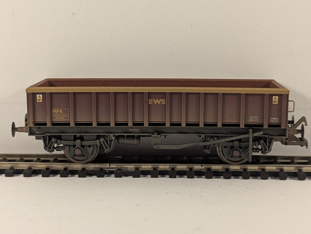 Bachmann OO Gauge MFA Open Ballast Wagon Goods Wagon 391572 EWS 38-120A