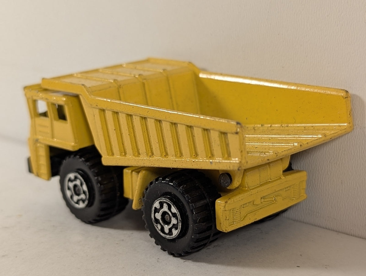 Matchbox Faun Dump Truck Die-cast Model Yellow 58