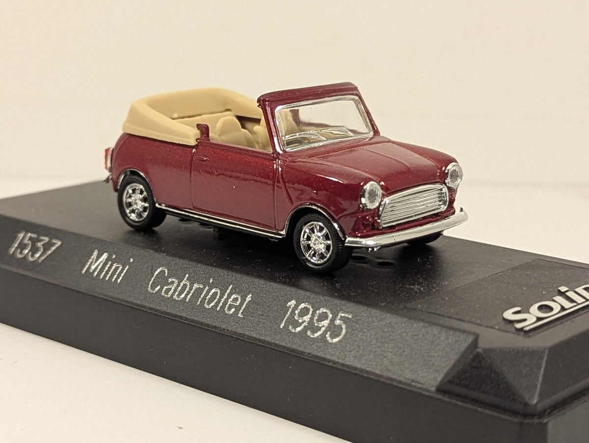 Solido Mini Cabriolet 1995 Die-cast Model Metallic Red 1537