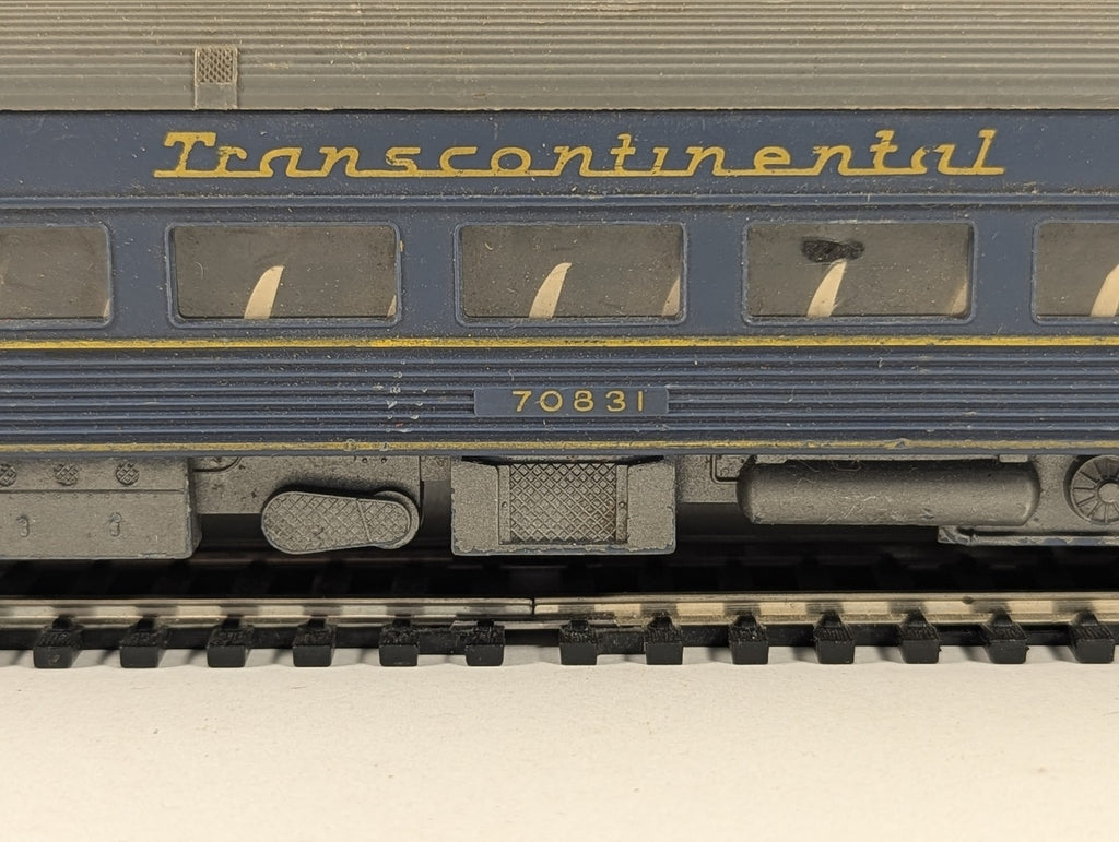 Tri-ang OO Gauge Transcontinental Passenger Coach 70831 Transcontinental Blue