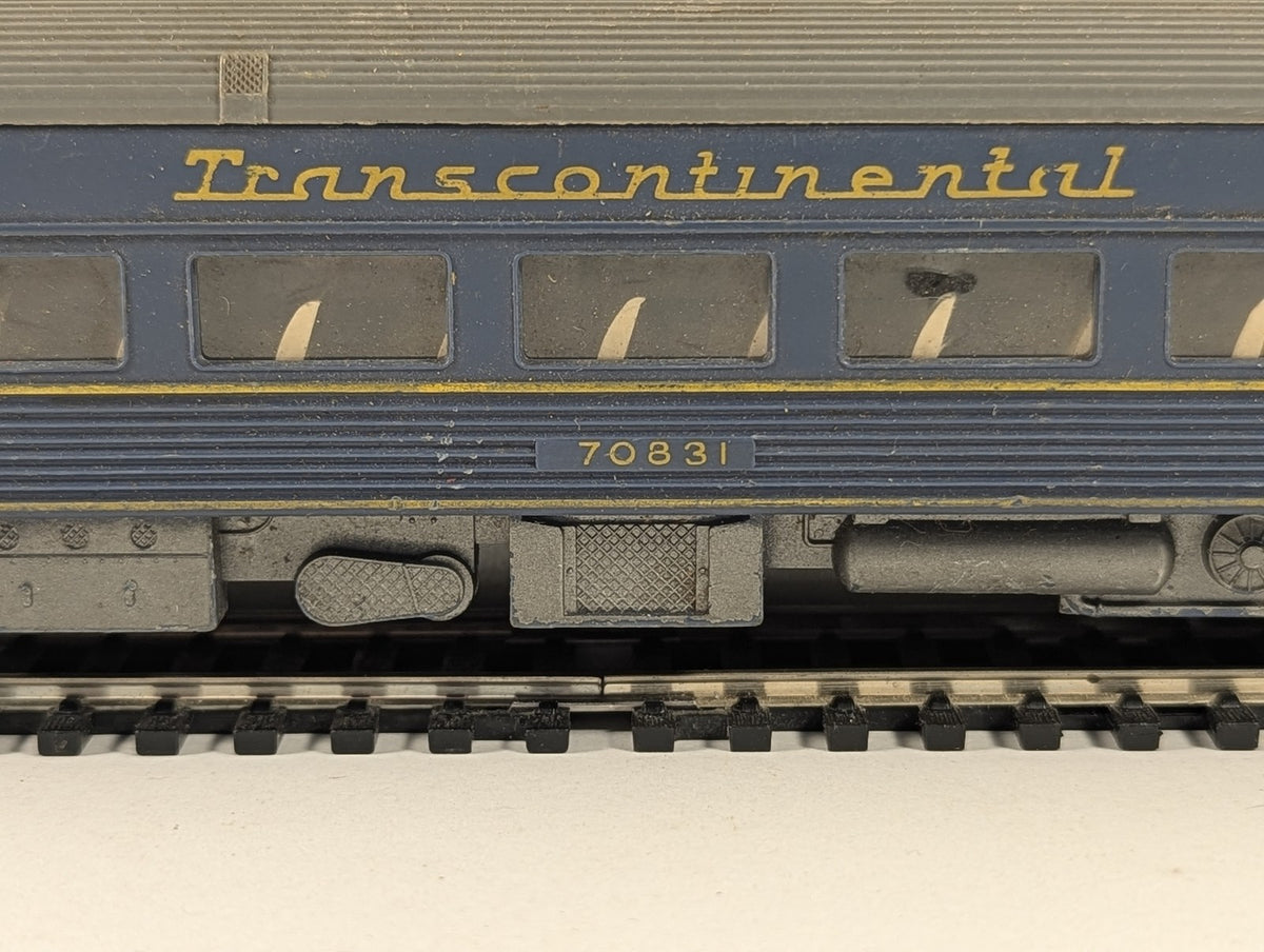 Tri-ang OO Gauge Transcontinental Passenger Coach 70831 Transcontinental Blue