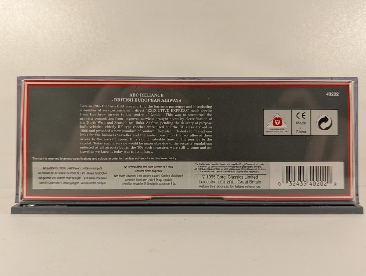 Corgi 1:76 AEC Reliance - BEA Executive Express Die-cast Model Bus EC1