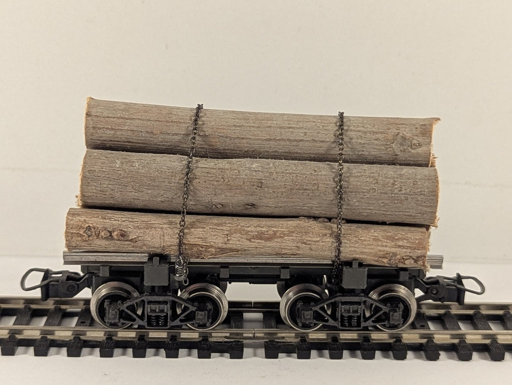 Rivarossi HO Gauge Skeleton Log Wagon Goods Wagon Black