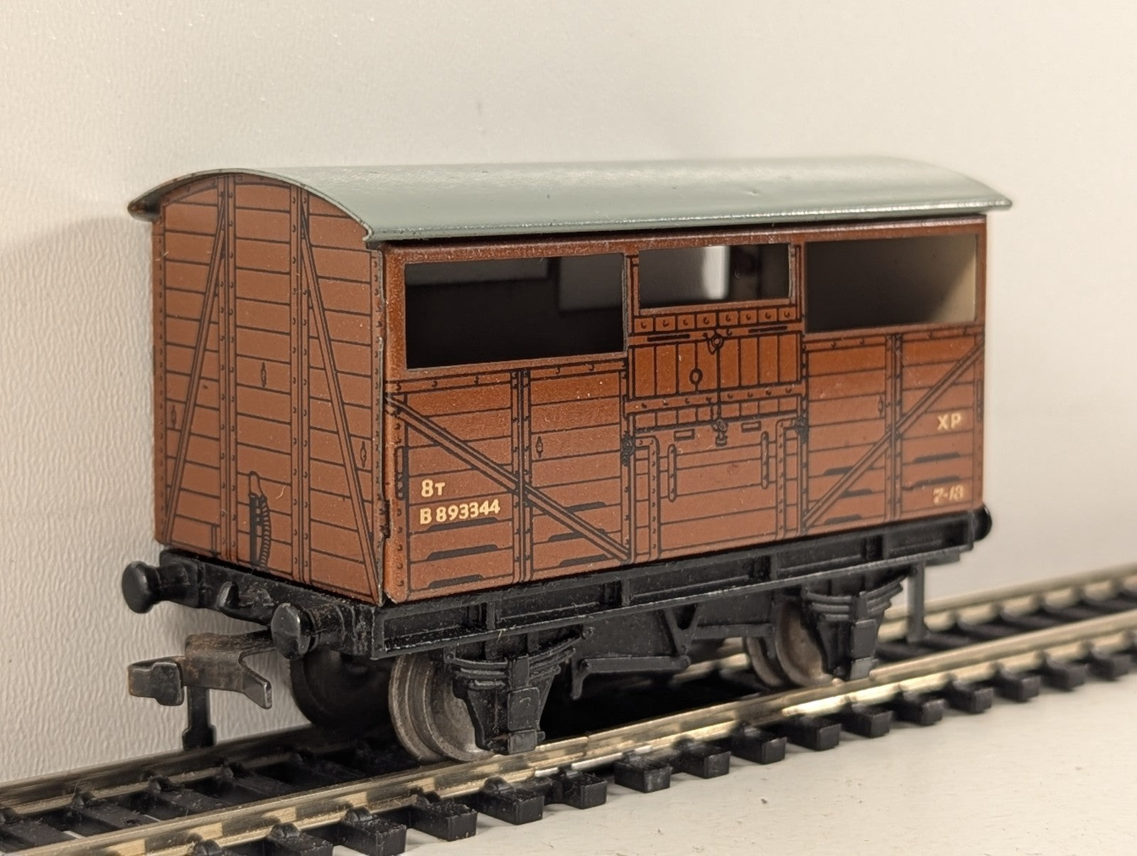 Hornby Dublo 32020 OO Gauge BR Brown D1 Cattle Truck - Boxed