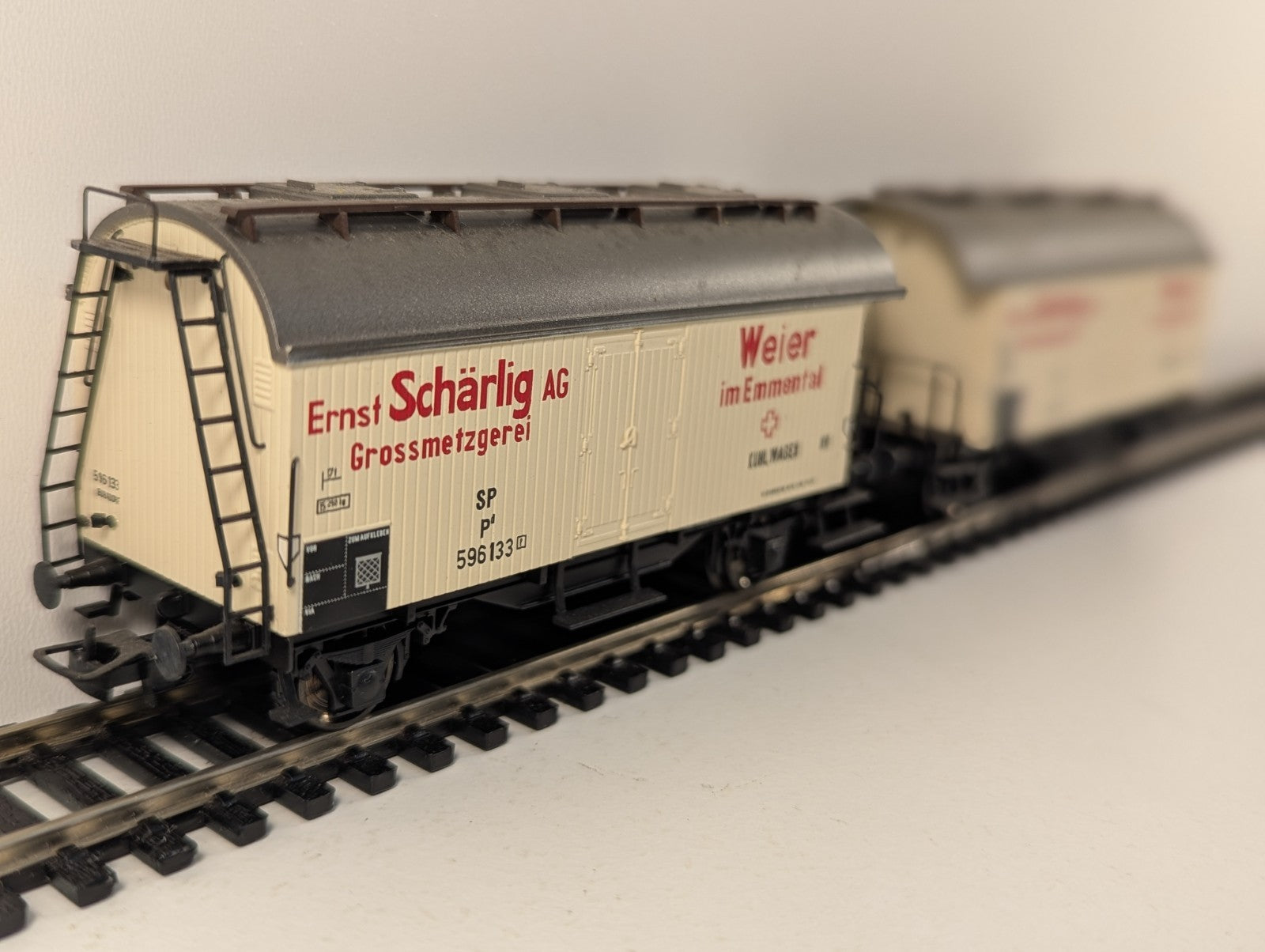 Liliput L240151 HO Scale Ernst Schärlig AG Refrigerated Freight Wagon Twin Pack