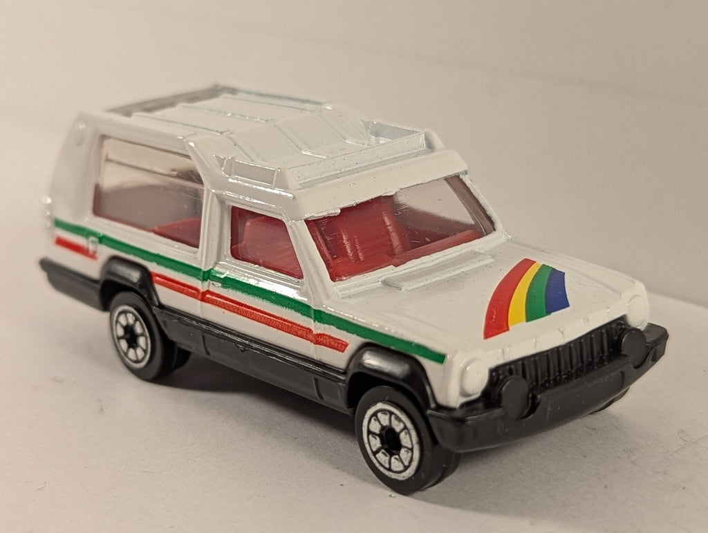 Corgi Matra Rancho Die-cast Vehicle White with rainbow bonnet decal
