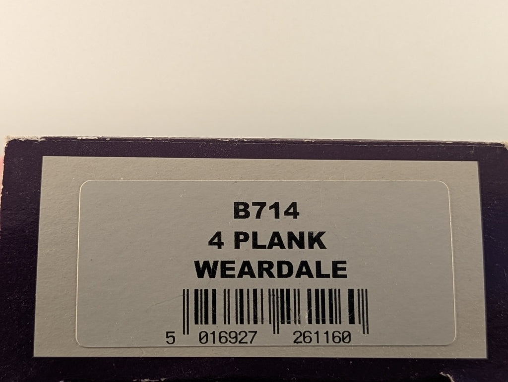Dapol B714 OO Gauge 4 Plank Wagon - Boxed