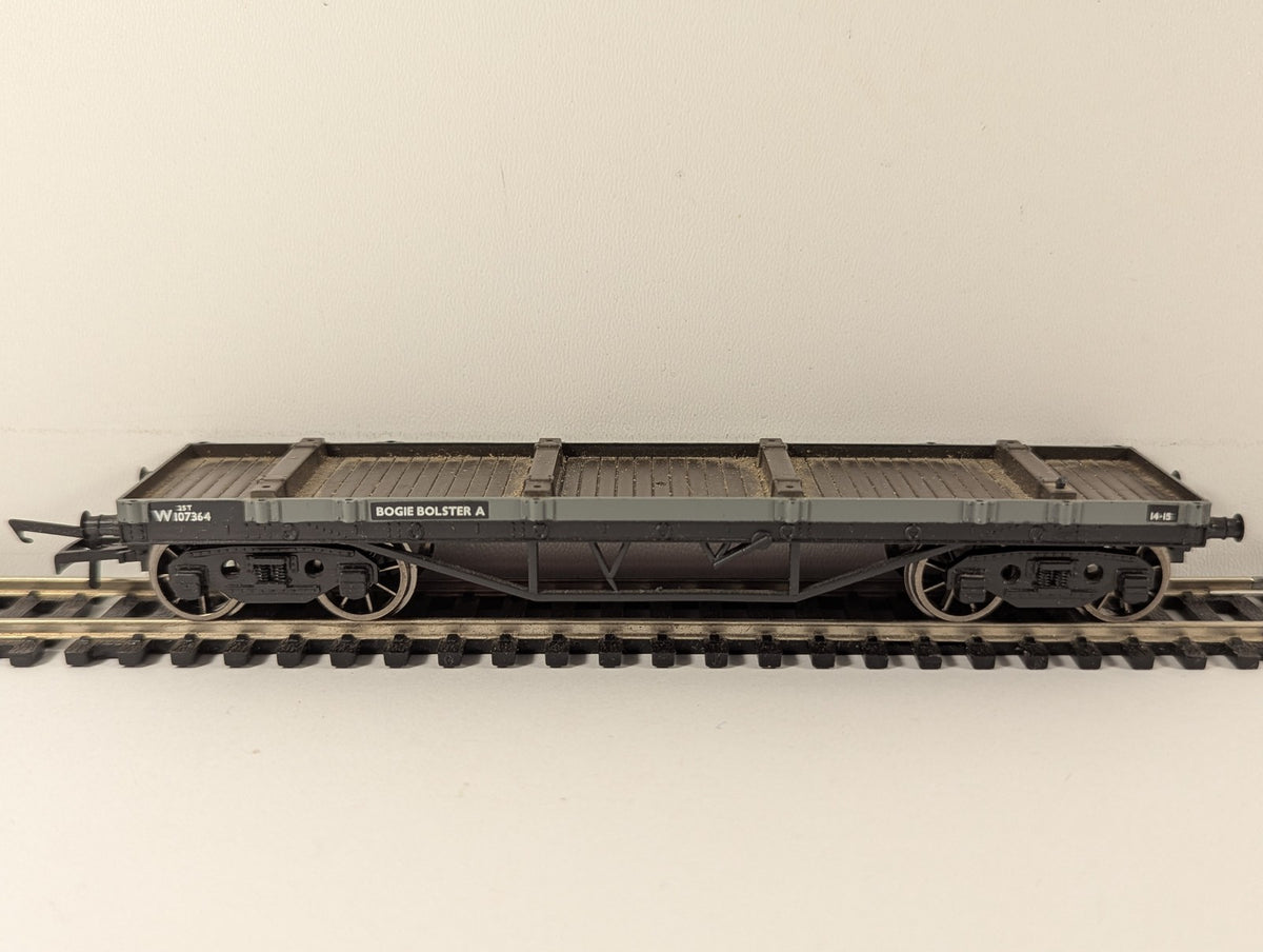 Mainline OO Gauge Bogie Bolster A Goods Wagon W107364 BR Unfitted Grey 937353