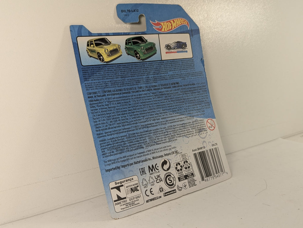 Hot Wheels Color Shifters Mini Cooper Die-cast Vehicle Dark Green / Yellow GVL70