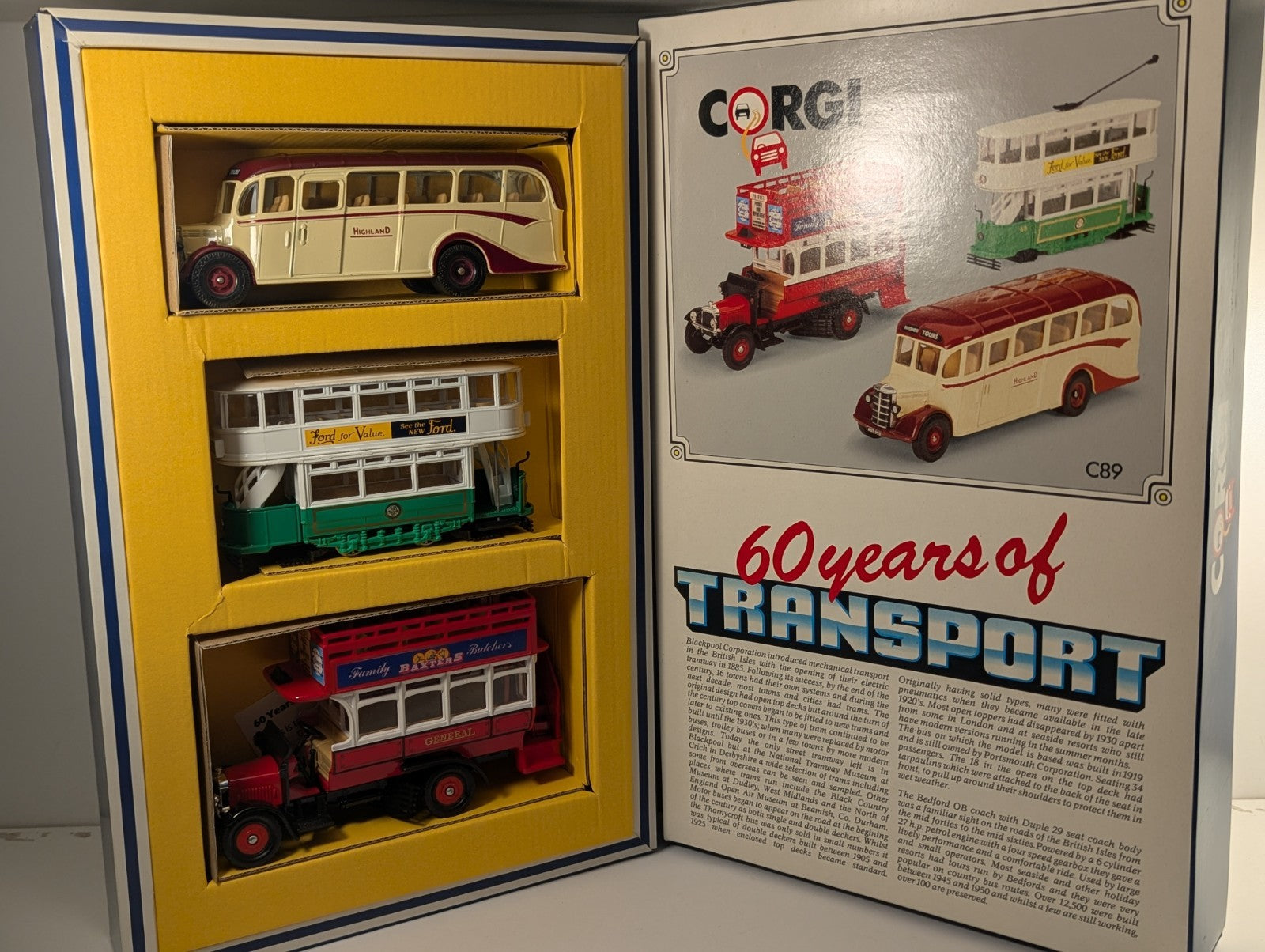 Corgi C89 60 Years of Transport Diecast Vehicle Set