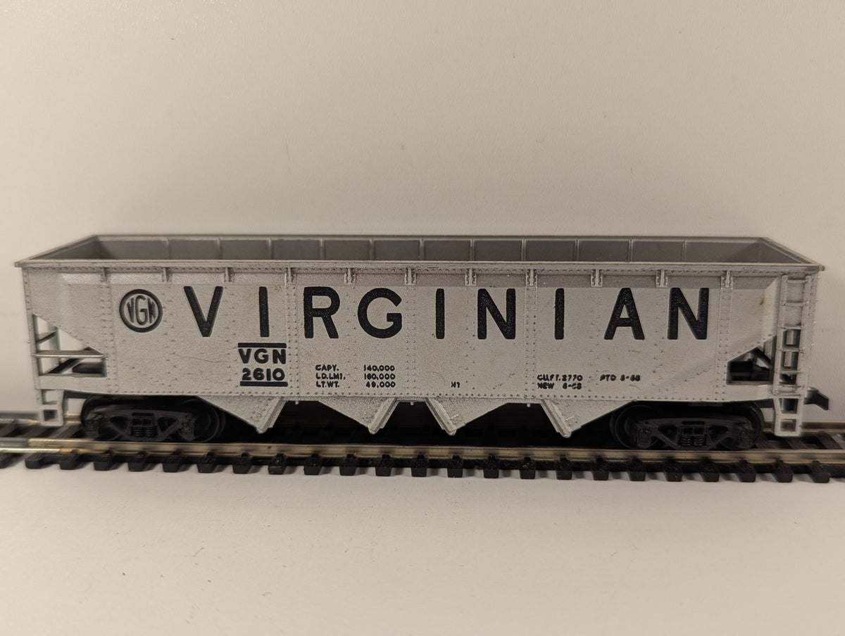 Bachmann HO Gauge 3-Bay Hopper Goods Wagon 2610 Virginian