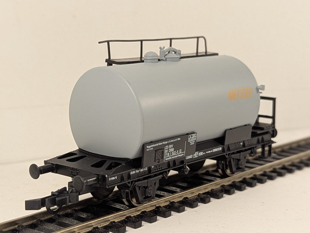 Piko HO Gauge ÖBB Metzger Tank Wagon 23 81 718 1 022-5 ÖBB Grey Metzger