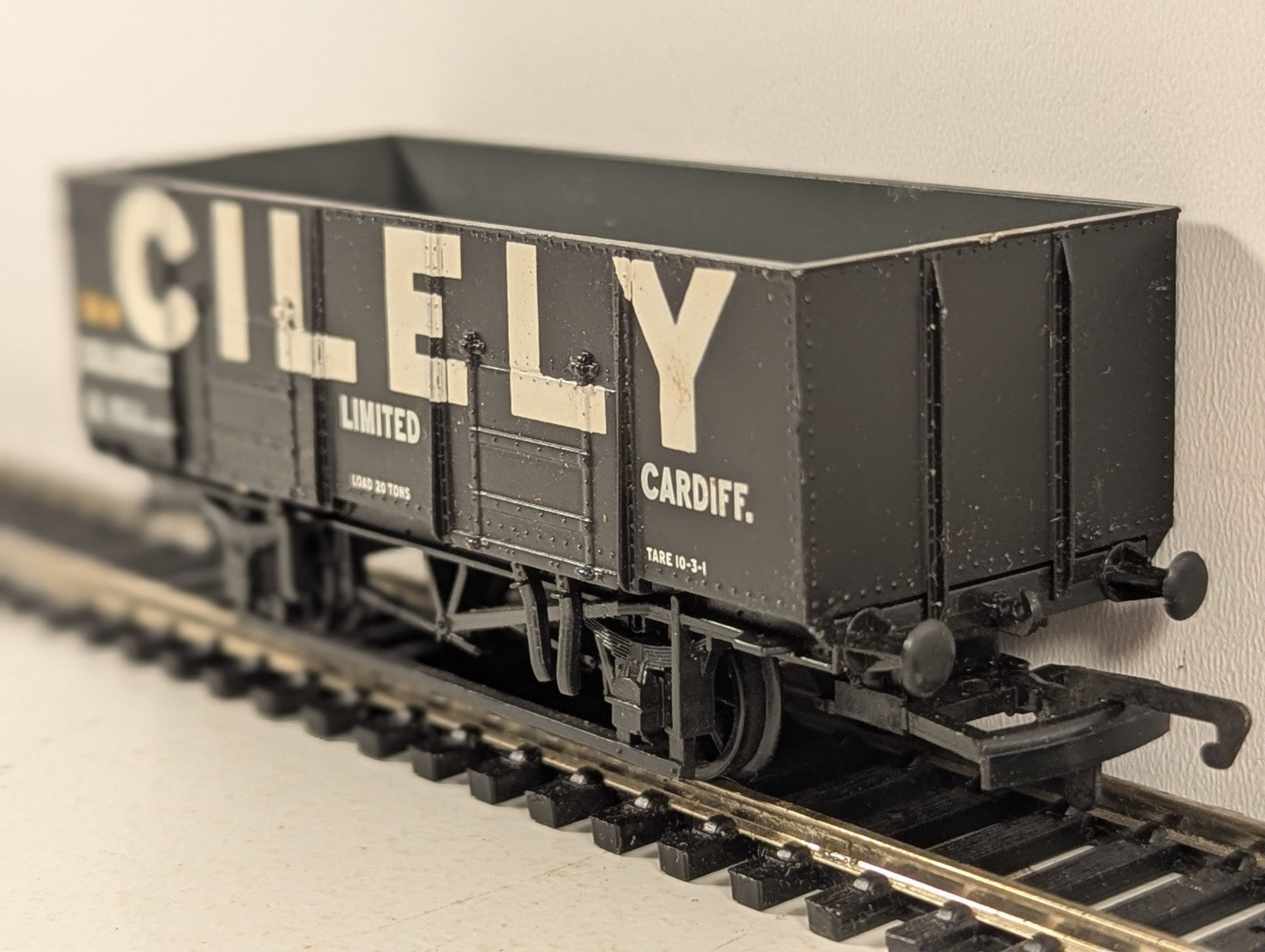 Bachmann OO Gauge 20 Ton Steel Mineral Wagon Cilely Collieries Good
