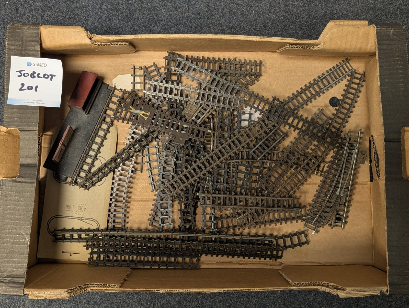 Tri-ang OO Gauge Job Lot of Model Railway Track - Needs Cleaning