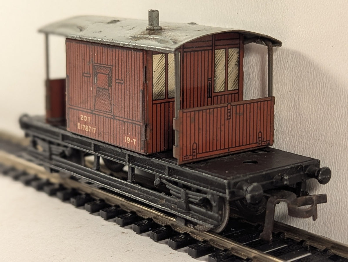 Hornby Dublo OO Gauge BR 20-Ton Goods Brake Van Goods Wagon E178717 BR Bauxite