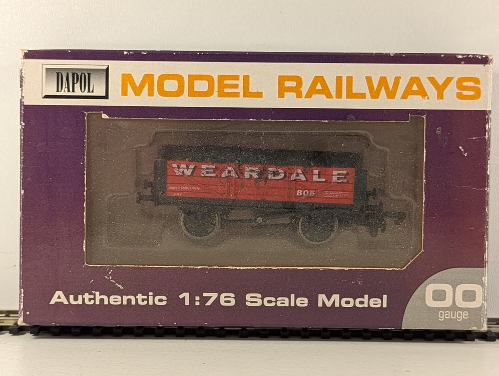 Dapol B714 OO Gauge 4 Plank Wagon - Boxed