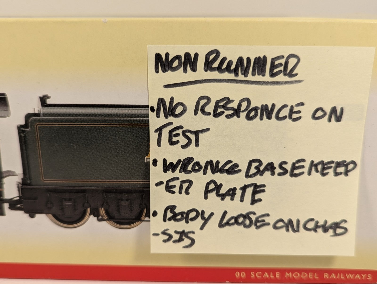 Hornby R2341 OO Gauge A3 60035 Windsor Lad BR Green – Spares Repair