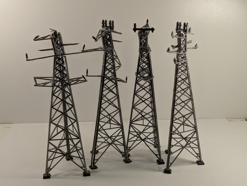 Dapol OO Gauge Electricity Pylons Scenic Accessories Grey