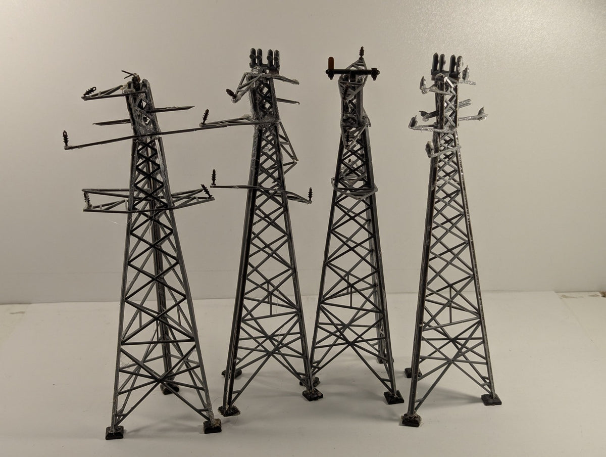 Dapol OO Gauge Electricity Pylons Scenic Accessories Grey