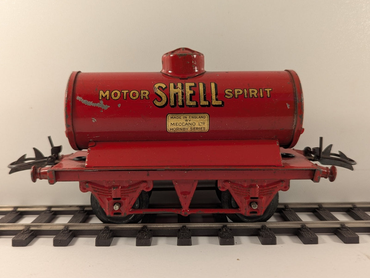 Hornby O Gauge No. 1 Motor Shell Spirit Tank Wagon Shell Red
