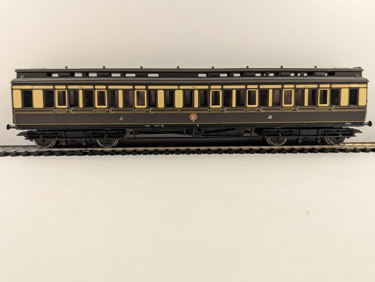 Hornby OO Gauge GWR Clerestory Third Class Coach Passenger Coach 948