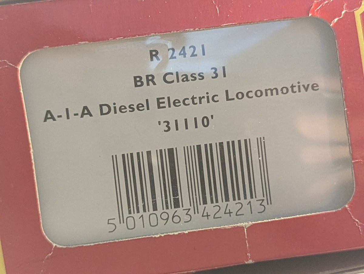 Hornby OO Gauge BR Class 31 A-I-A Diesel Electric Locomotive '31110'