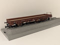 Roco HO Scale DB AG Kbs Stake Wagon with Unimog Ziegler Fire Engine