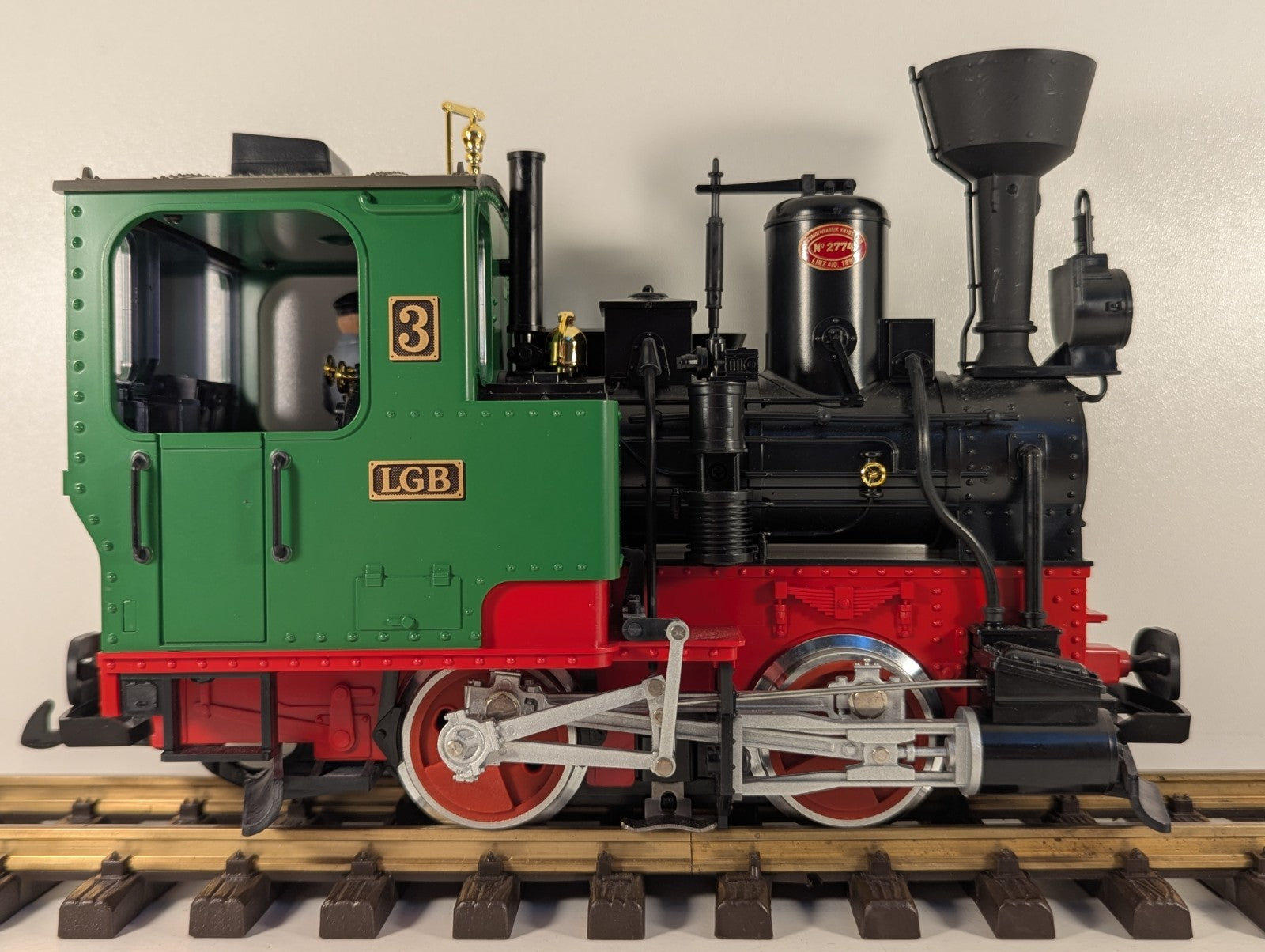 LGB 20212 Stainz 0-4-0 Steam Locomotive Green & Red G Scale