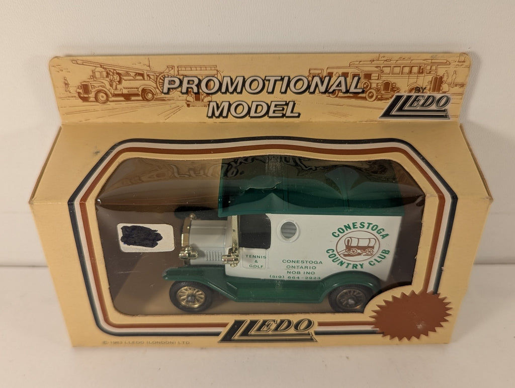Lledo Model T Ford Van Die-cast Model Conestoga Country Club