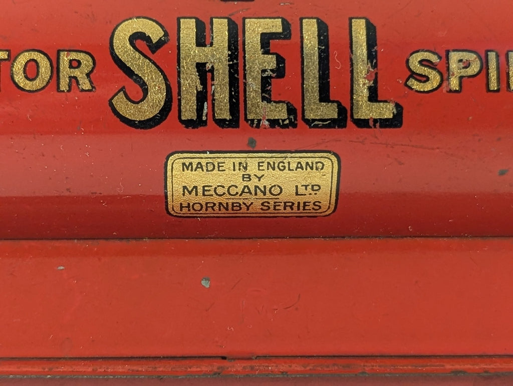 Hornby O Gauge No. 1 Motor Shell Spirit Tank Wagon Shell Motor Spirit Red