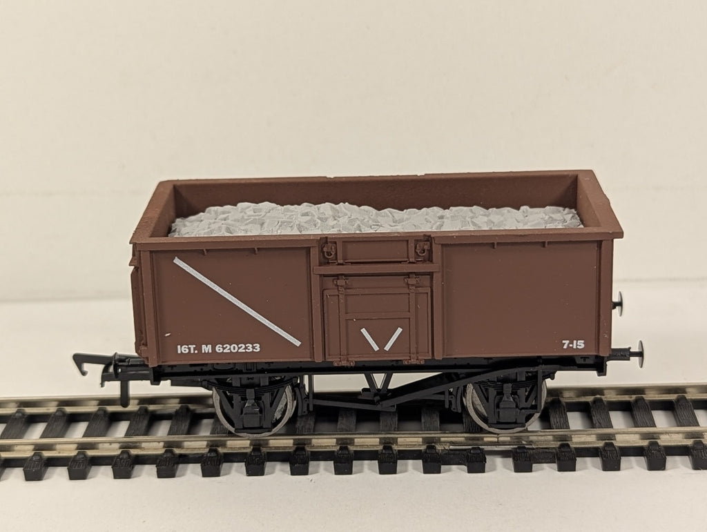Dapol OO Gauge 16T Steel Mineral Wagon Goods Wagon M620233 BR Bauxite 4F-030-104