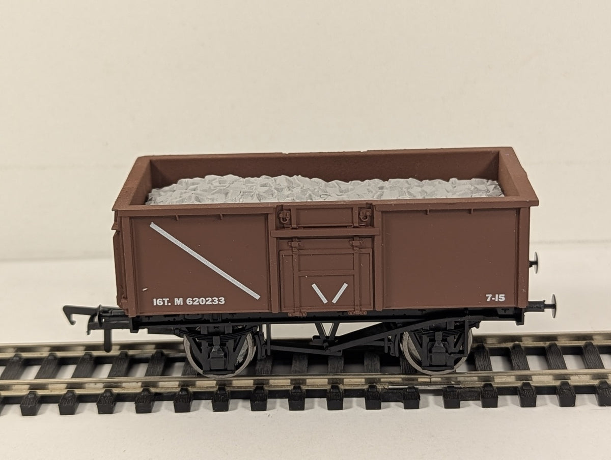 Dapol OO Gauge 16T Steel Mineral Wagon Goods Wagon M620233 BR Bauxite 4F-030-104