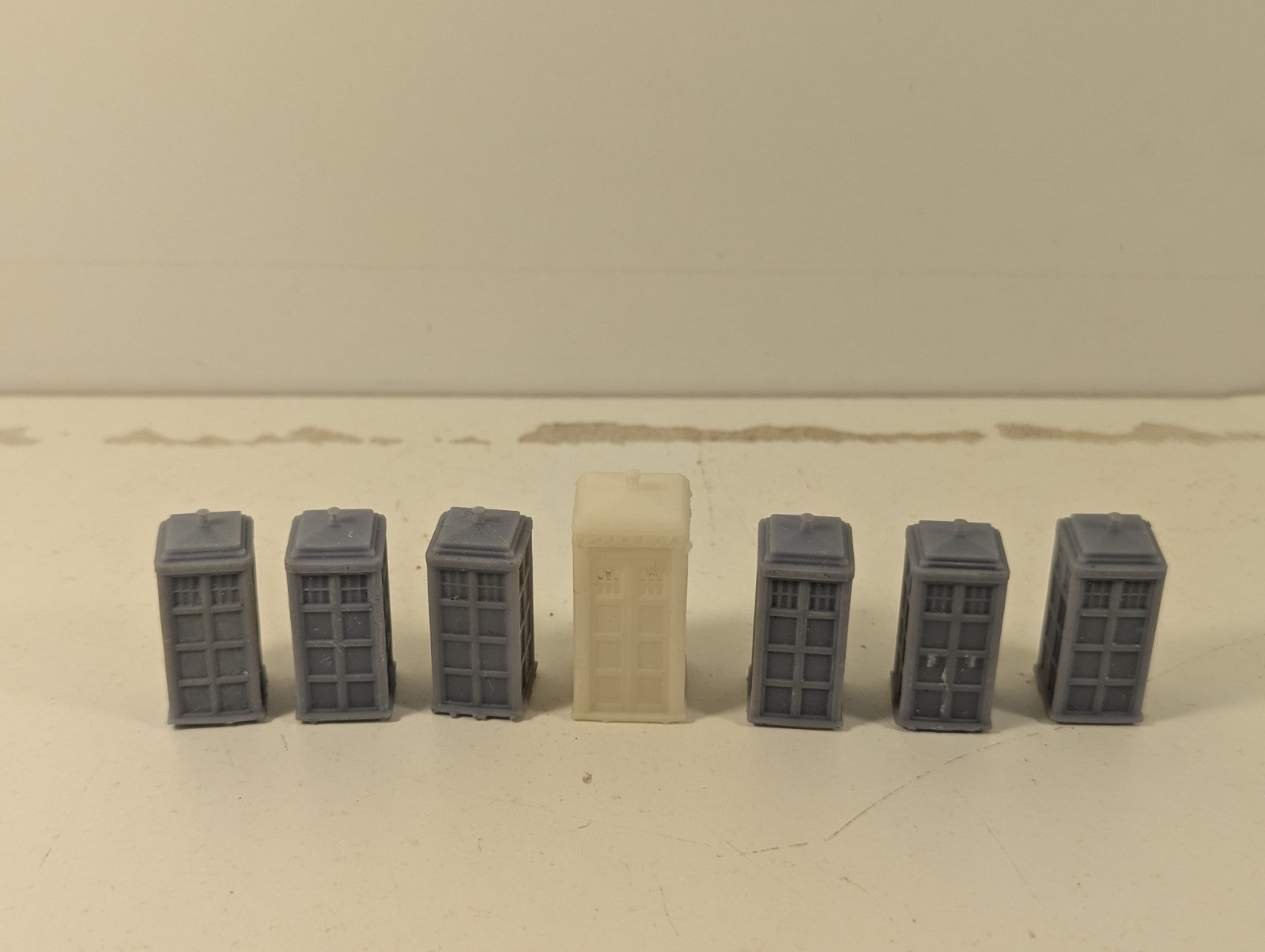 3D Printed OO Gauge Doctor Who Fan Art Accessories