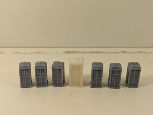 3D Printed OO Gauge Doctor Who Fan Art Accessories