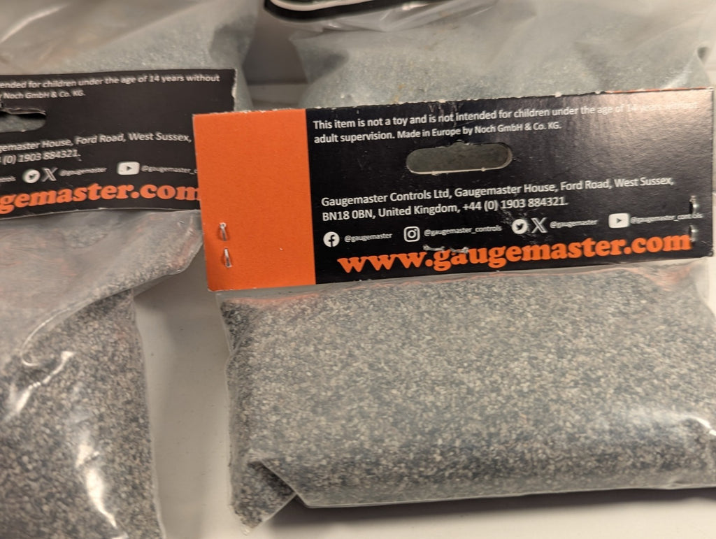 Gaugemaster and R & T Models OO HO Gauge Granite Rail Ballast Packets