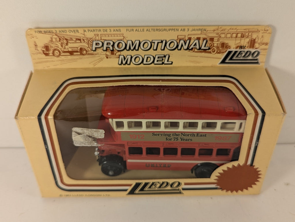 Lledo AEC Regent Double Decker Bus Die-cast Model Bus United