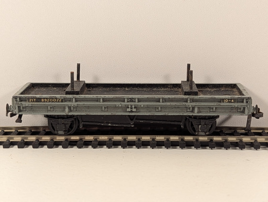 Hornby Dublo 21-Ton Double Bolster Wagon B920022 BR Grey (OO Gauge)
