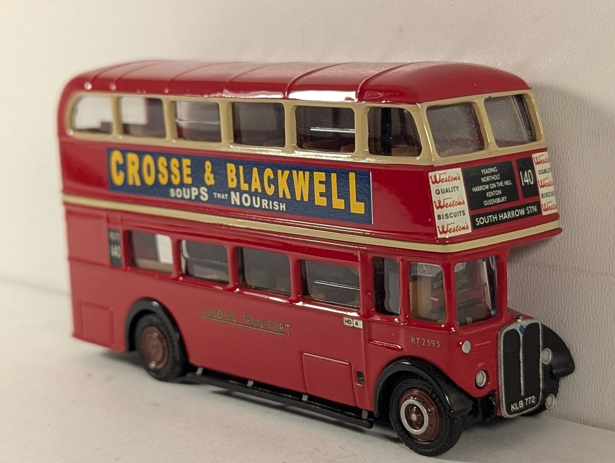 Exclusive First Editions 1:76 Scale AEC RT Double-Decker Bus RT 2393
