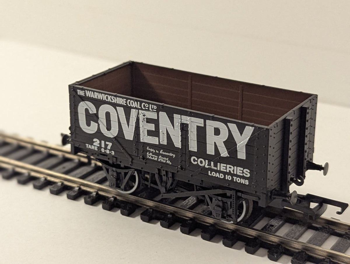 Oxford Rail Warwickshire Coal Co Ltd Coventry Collieries 7 Plank Wagon
