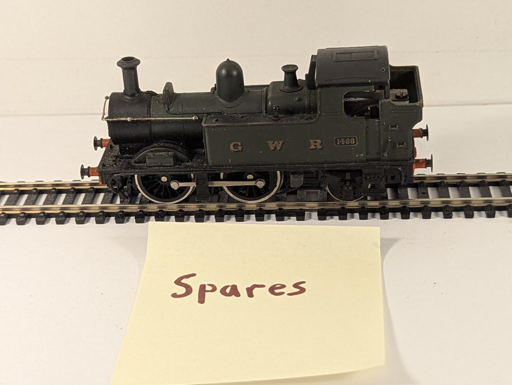 Airfix OO Gauge GWR 14xx Class 0-4-2T 1466 Steam Locomotive - Spares