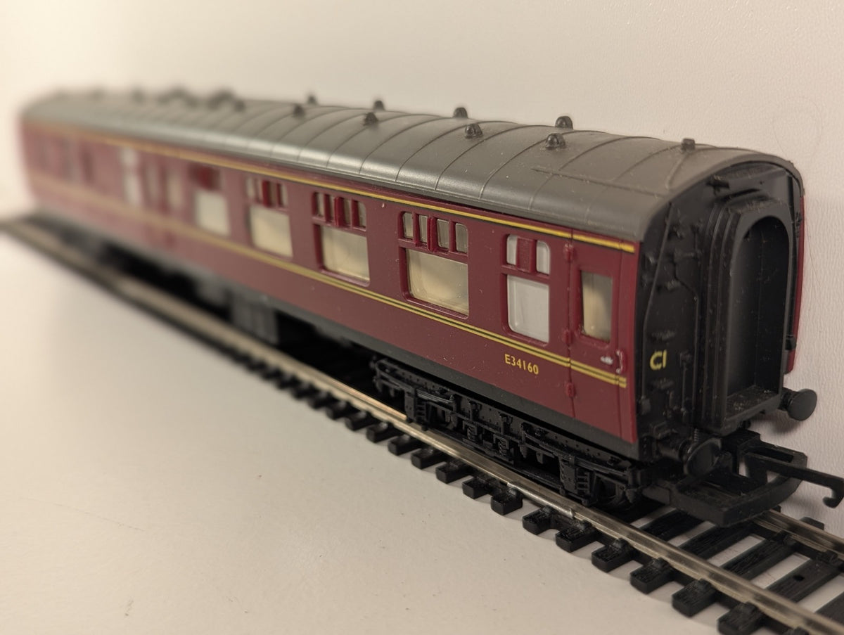 Hornby R1007 BSK Mk1 Corridor Brake 2nd E34160 BR Maroon