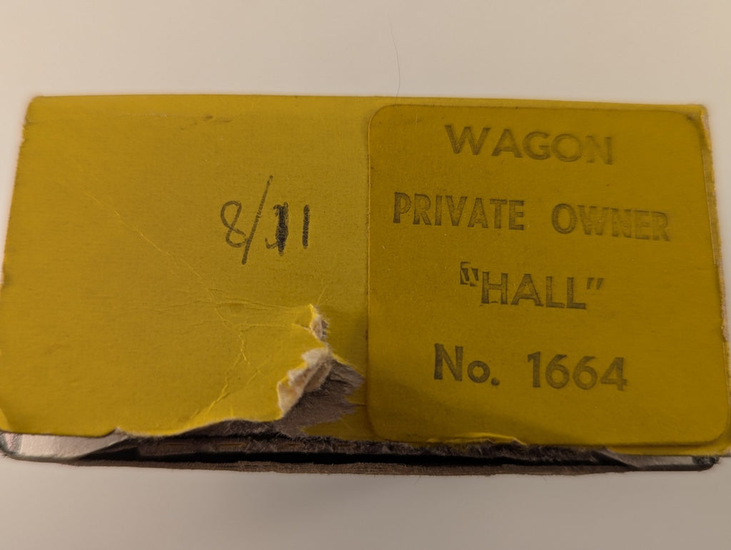 Trix Trains 1664 Private Owner 7-Plank Wagon “Hall and Co”