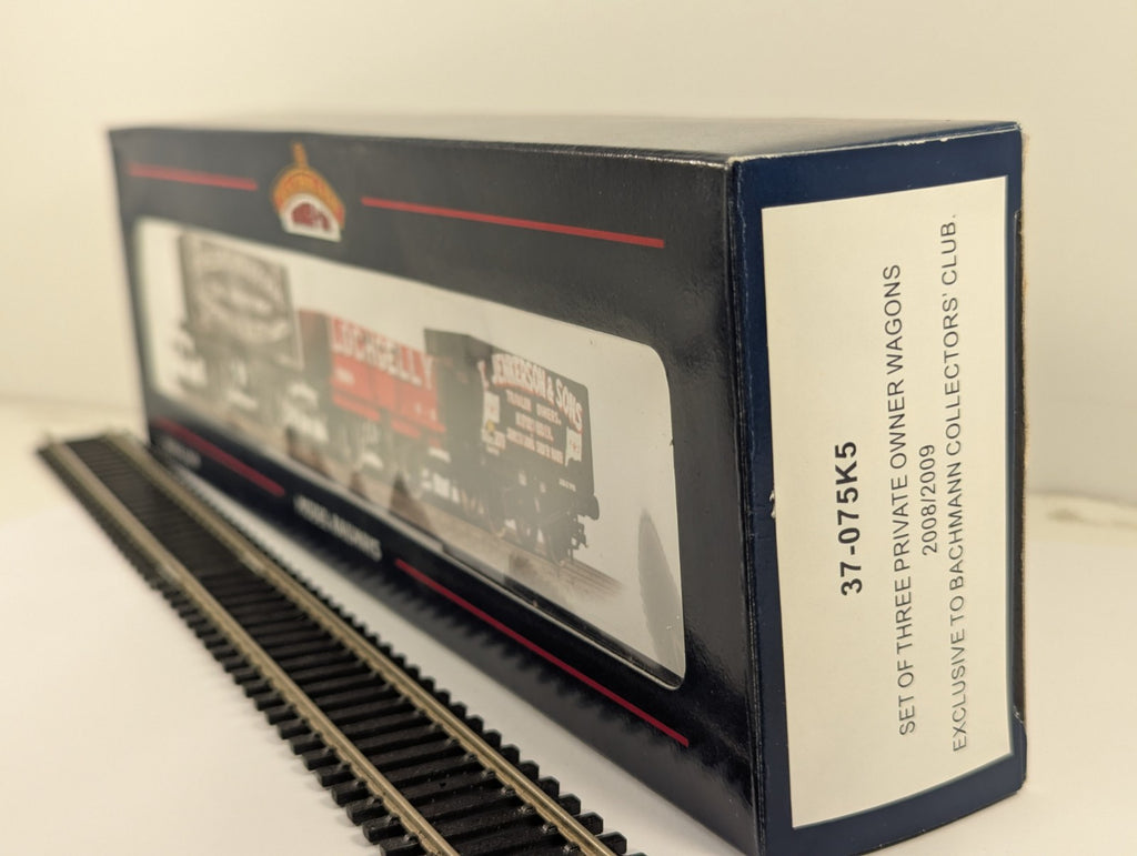 Bachmann 37-075K5 Set of Three Private Owner Wagons 2008/2009