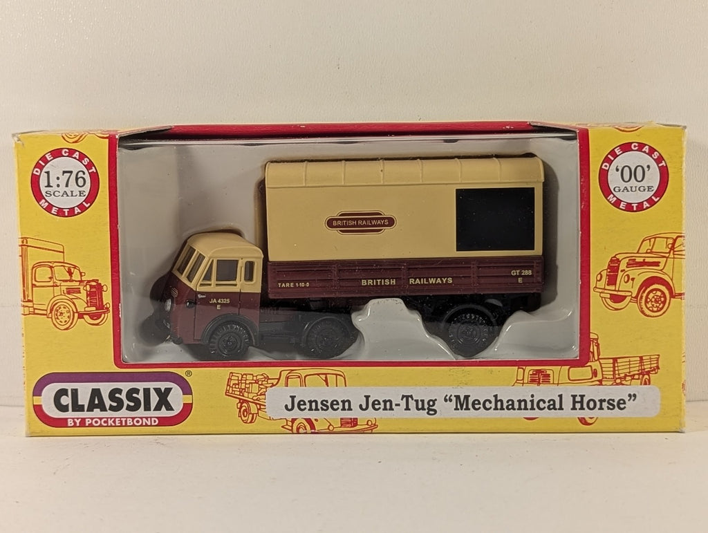 Classix OO Gauge Jensen Jen-Tug with Parcel Van Trailer Die-cast Vehicle
