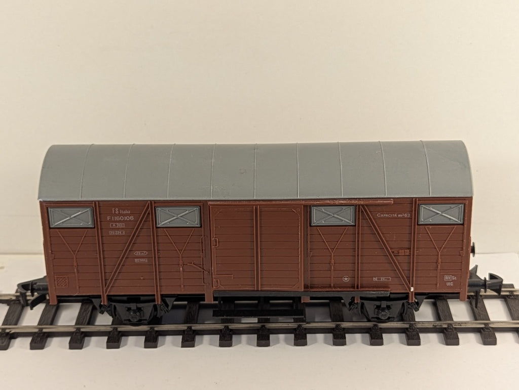 Lima O Gauge FS Type F Box Van Goods Wagon F1160106 FS Brown