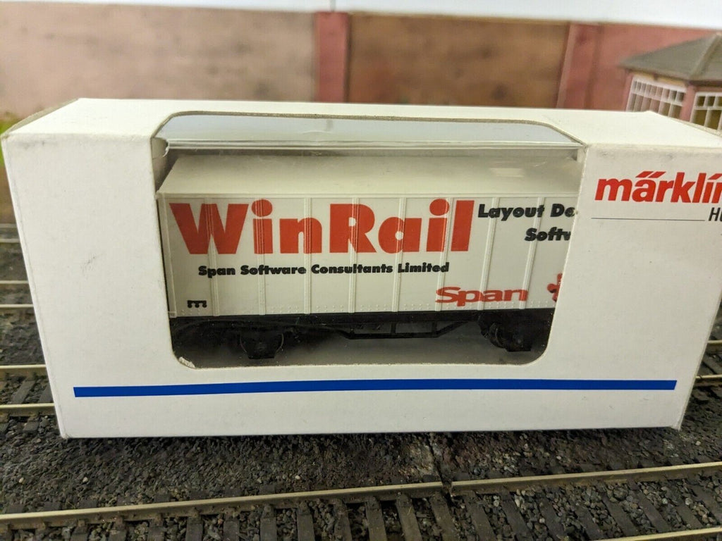 MärklinM0001 HOGauge ContainerWagon "WinRail LayoutDesign Software" 1:87 - Boxed