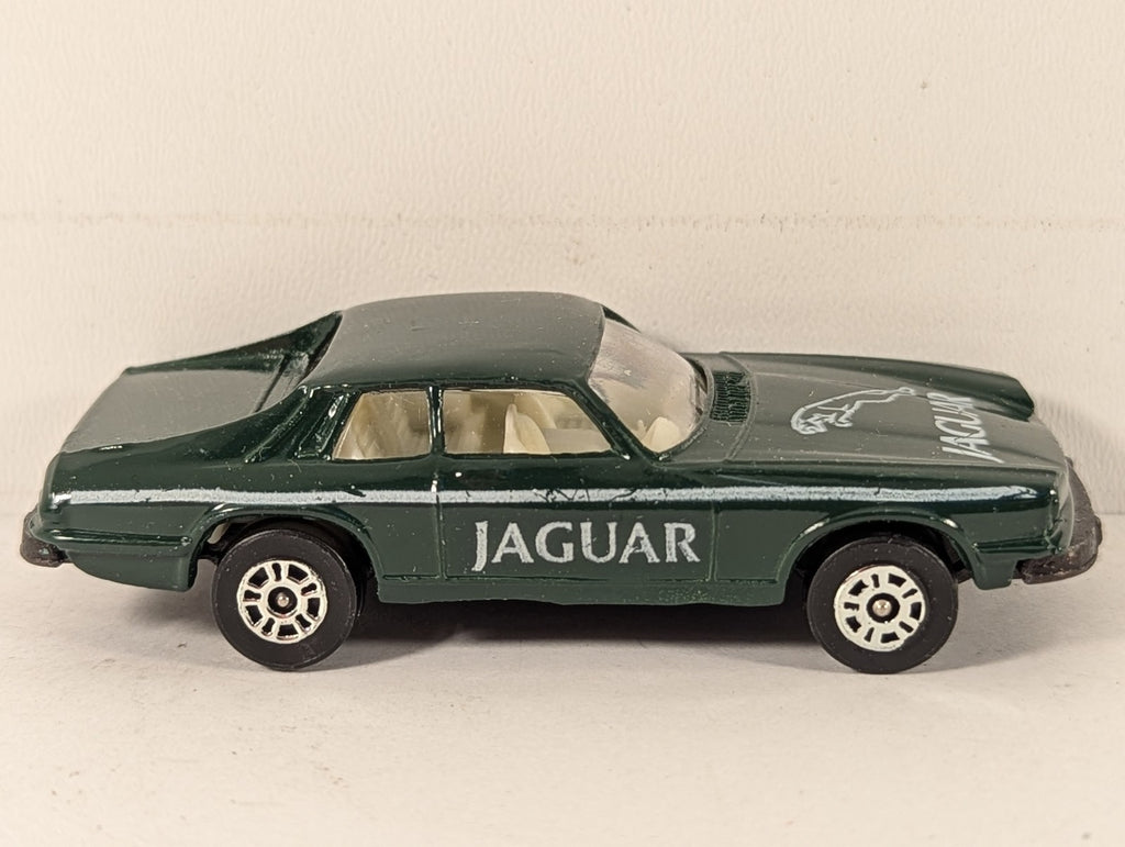 Corgi Jaguar Track Car Die-cast Model Green with white Jaguar graphics