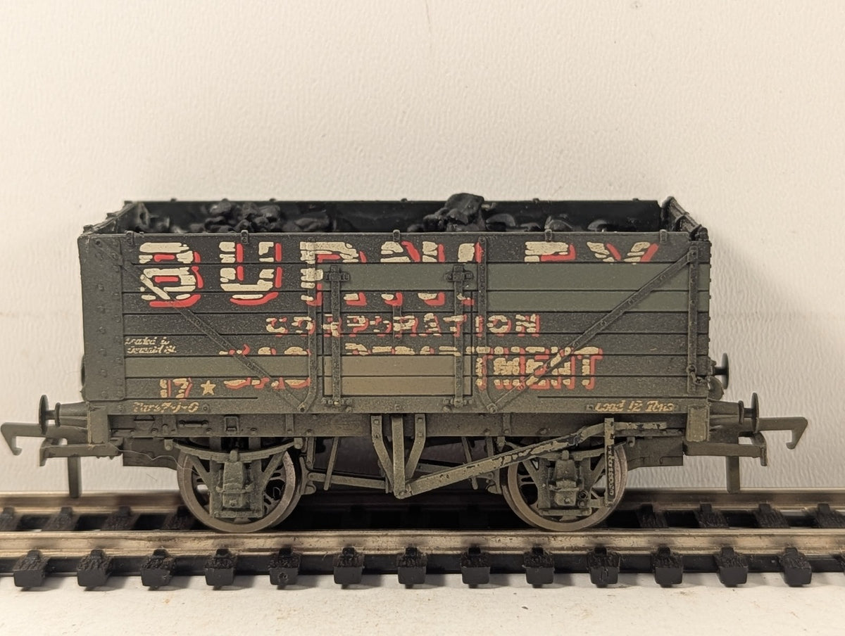 Bachmann OO Gauge 7 Plank Open Wagon Burnley Corporation Gas Department