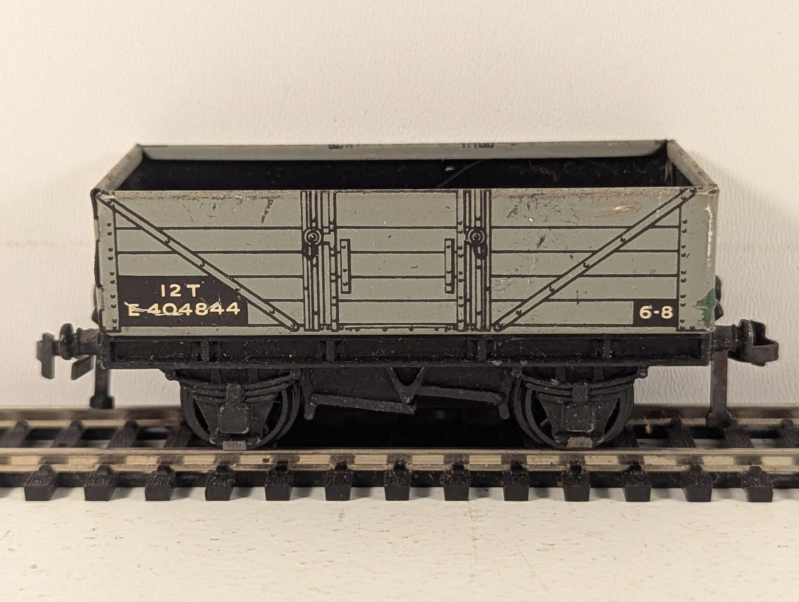 Hornby Dublo OO Gauge 12-Ton Open Wagon E404844 BR Grey D1