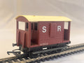 Tri-ang R16 OO Gauge Brown Brake Van